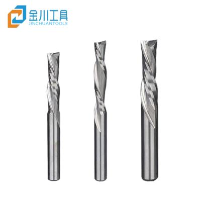 China Hot Sale 2mm/4mm/6mm Cemented Carbide Milling Machining Edge CNC Jinchuan Double Left Down Milling Cutter for sale