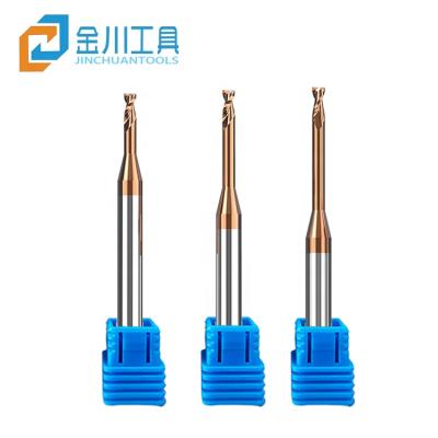 China Jinchuan Hot Sale CNC Milling Carbide End Mill Solid Carbide End Mill Long Neck Cnc Cutting Tool Carbide Cutting End Mill for sale