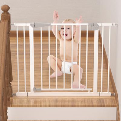 China Protect Baby Iron Baby Safety Gate Child Stair Door Fence User Friendly Design High Strength Material For Children Protection for sale