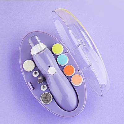 China Eco-freindly Other Nail Supplies Baby Nail Folder 9 Electric Safe Nail Trimmer Clip Grinding for sale