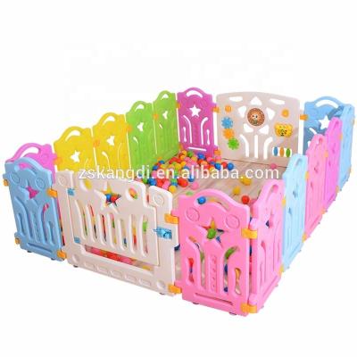 China Easily Assembled Baby Playpen Child Safety Play Fence Infant Game Fence Kids Safety Play Indoor Outdoor Fence for sale