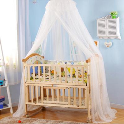 China Eco-freindly Baby Summer Mosquito Netting Canopy for Nursery Hutch Bed Crib Canopy for sale