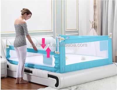 China 2018 New Design Heavy Steel Aluminum Alloy Baby Crib Straight Adjustable Side Rail for sale