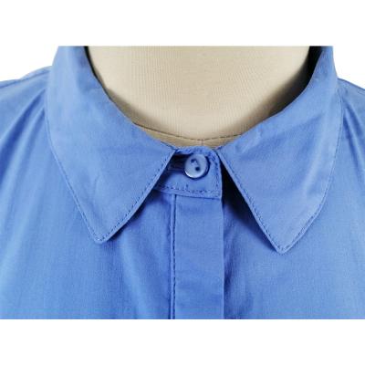 China Wholesale Women's Anti-pilling Cotton Button Up Blouse Office Top Shirt For Women for sale