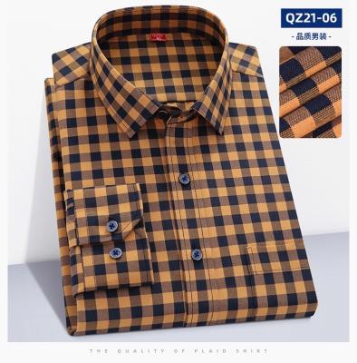 China Wholesale Autumn Men's Check Breathable Shirts For Men Long Sleeve Button Slim Fit Smart Casual Shirt for sale