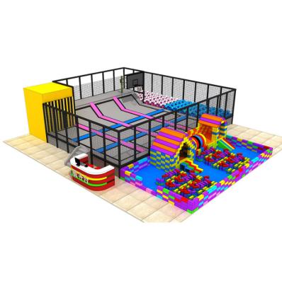 China With Protective Net Trampoline Park Used Large Indoor Trampoline Park Amusement Trampoline Park for sale