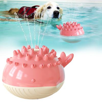 China Viable Toy Molar Water Chew Bite Pet Toy Silicon Dog Floating Rubber Toy Dog for sale