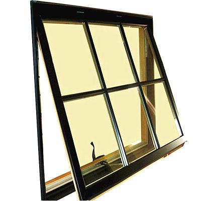 China Philippines Magnetic Aluminum Frame Screen Ventilation Glass Top Hung Casement Windows for sale