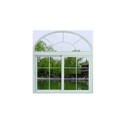 China Modern Bedroom Grill Design Aluminum Doors Arch Window for sale