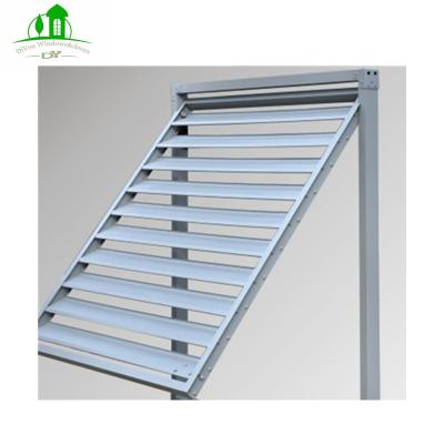 China Aluminum Alloy Adjustable Aluminum Top Hung Awing Sliding Louver Window For Modern House for sale