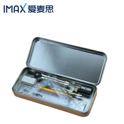 China School Maths Measuring and Drawing Maths 9pcs Set Good Quality Maths Instruments Geometry Box Maths Set for sale