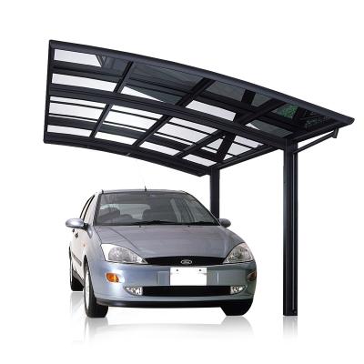 China L Aluminum Carport Cantilever Parking Lot DIY Kits Polycarbonate Carport for sale