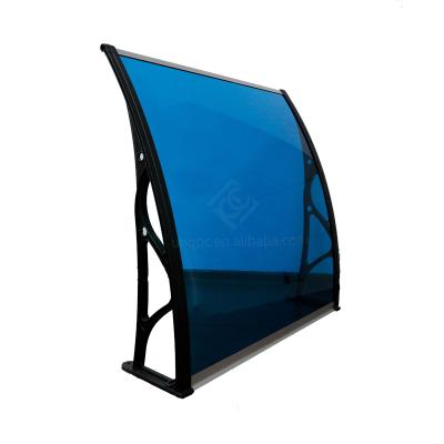 China Window / Door / Outside Poly Polycarbonate Aluminum Awnings Residential Custom Sun Shade Homes Awning for sale