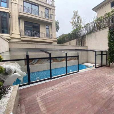 China Mall Pool Fence Pool Shelter Indoor Outdoor Pool Screen Fencing Canopy for sale