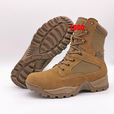 China Waterproof Ranger Army Shoes Safety Combat Boots Tactical Military Desert Boots for sale