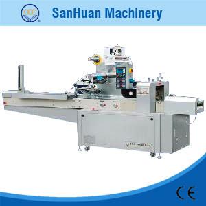 China Horizontal Pharmaceutical Flow Wrapping Machine With Servo Motor Feeder for sale