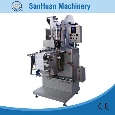 China Four Sides Sealing Alcohol Prep Pad Packing Machine With Double Line Output for sale