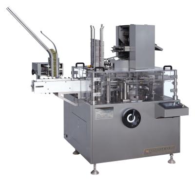 China PLC Touch Screen Automatic Cartoning Machine Bottles Packing Equipment 1-4 Fold for sale