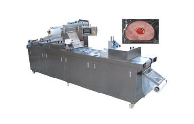 China Transverse / longitudinal cutting Vacuum Horizontal Packing Machine For Sushi / Cake for sale