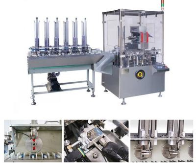 China High Speed Auto Vertical Cartoning Machinery For Capsule / Food / Soap Carton Box for sale