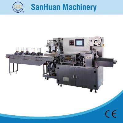 China Multifunctional Pillow Type Plaster Flow Wrapping Equipment With Multi Pieces Automatic Feeding for sale