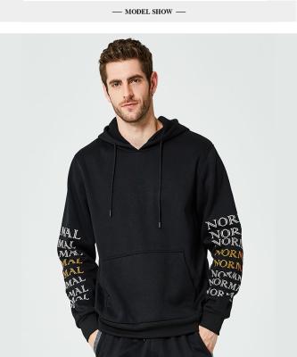 China 2019 new viable men's sweater hoody borderers for the European code trend men's letters casual coat for sale