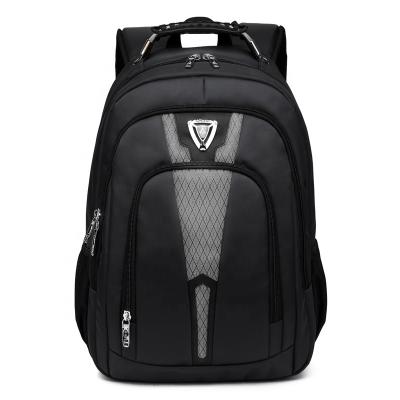 China High Quality Anti-theft Multifunctional Black Nylon Laptop Backpacks School Bags Men's Unisex Laptop Backpack for sale