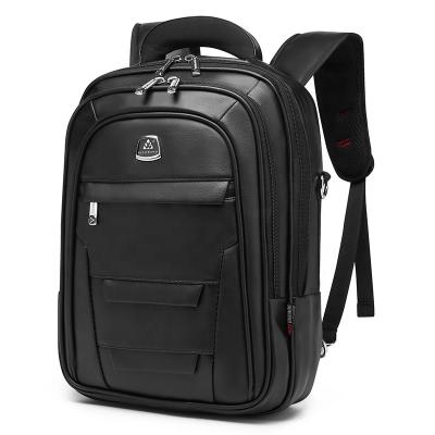 China Multifunctional Anti-theft Wholesale Success Back Bag Leather Laptop Traveling Backpack For Man for sale