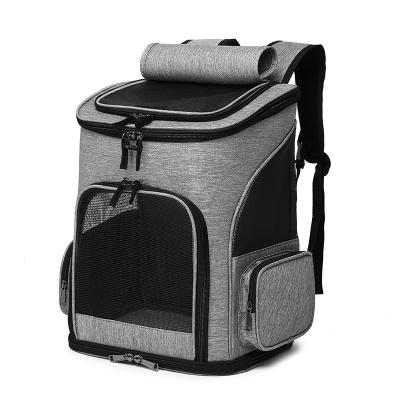 China New Design Convertible Water Resistant Expandable Pet Travel Backpack Oxford Cat Puppy Carrier Backpack for sale