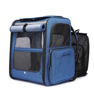 China New Design Weekend Water Resistant Travel Pet Outdoor Cat Backpack Small Dog Carriers Collapsible for sale