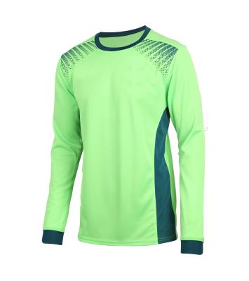 China Wholesale Breathable Custom Men's Knitted Long Sleeve TOP Football Shirt Reflective Sweatshirt Quick Dry Soccer Shirt for sale