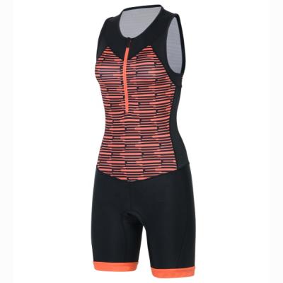 China OEM Breathable Custom Women Trisuit Active Sleeveless Approved Quick Dry Triathlon Sets Open Water Wear Suit With Comfortable 3D Protection for sale