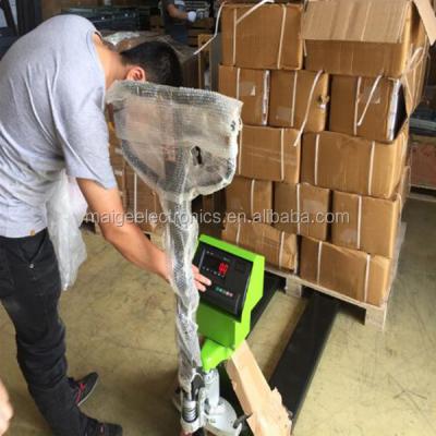 China 3 Ton Hydraulic Pressure Forklift Hand Powder-Coated Steel Pallet Scale for sale