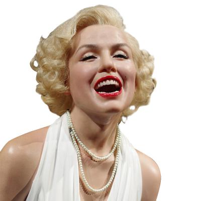 Cina Figure di cera della celebrità della resina Marilyn Monroe Wax Statue a grandezza naturale realistico fatto a mano in vendita