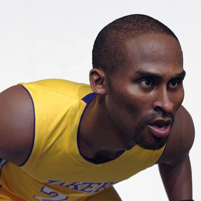 China Estado realístico do silicone de Kobe Bryant Figures Wax Sculpture Handmade interno à venda