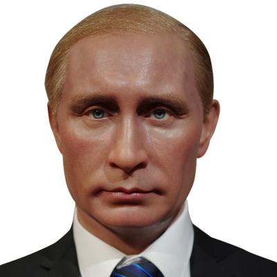 China Figuras de cera figura da celebridade da posição de Putin de cera realística do silicone da postura 66,9 polegadas à venda