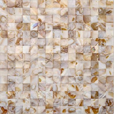 China Pearl Mosaic Tile Adhesive Backsplash Peel And Stick Parquet Tile Shell 1 Pack for sale