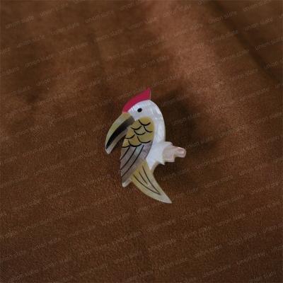 China Fashion Design Women Jewelry Modern Cute Creative Bird Brooches Unique Brooch For Girls Custom Made Gift for sale