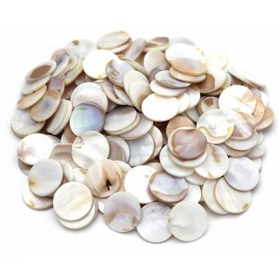 China Europe Round Of Loose Natural Pearlescent Mosaic Tiles For Home Decoration And Crafts Handmade Diameter 0.8