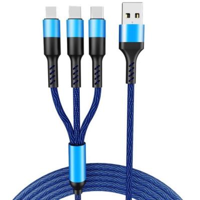 China MP3/MP4 Player PD Quick Charge 3 in 1 USB Charger Charging Cable for IOS Mobile Phone/TYPE C/Micro USB for sale