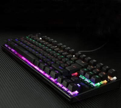 China Plug and Play RGB Backlit Mechanical Gaming Mouse and Keyboard for Gaming Electronic Sports for sale