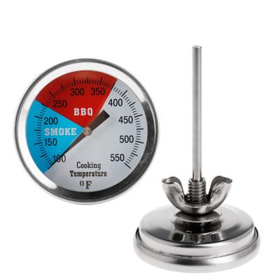 China Stainless Steel Bimetal Meat Grill Oven Thermometer Glass Thermometer for sale