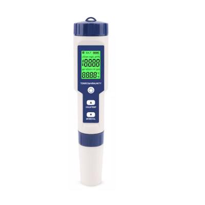 China New Version TDS/tds/ec/ph New Version Salinity/Temperature Water TDS Meter Multimeter pH Meters for sale