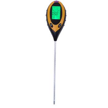 China 2019 Four-in-One Soil Tester Light Detector Soil Acidity Meter PH Meter Soil Moisture Thermometer 5*3.8*28.5cm for sale