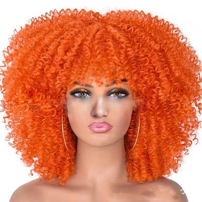 China Silky Straight Wave Multiple Colors Available Explosion Small Head African Rose Net Headgear Wigs for sale