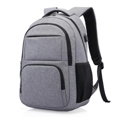 China With USB Logo Oxford Cloth Waterproof Laptop Bags Custom With USB Students Backpack for sale