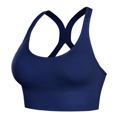 China New QUICK DRY Wireless Beauty Protective Bra Seamless Sports Underwear Bra Wrap Around Chest Girl Seamless Vest Bra Sports Tube Top for sale