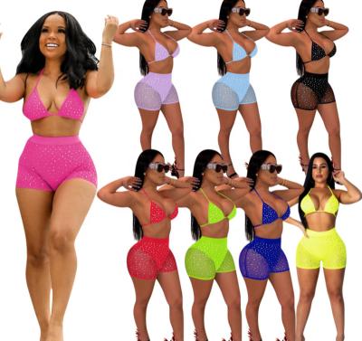 China 2022 Wholesales Reversible Swimsuit Female Wedding Party Backless Beachwear Plus Size Designer Bikinis Set Women Sexy Swimwear for sale