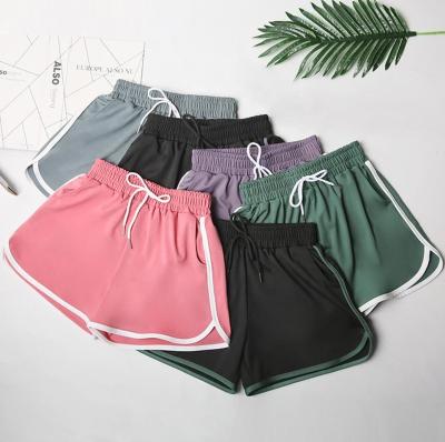 China 2022 QUICK DRY summer women sports shorts patchwork women elastic skinny soft shorts casual thin running shorts for female students lady for sale