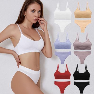 China QUICK DRY Women's U Brief Underwear Sports Bra Padded Bras Lingerie Wire Free Comfortable Deep Backless Seamless Suit For Women for sale